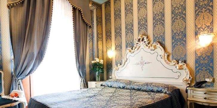 Elegantní 3* hotel v centru Benátek u Canal Grande: snídaně a dítě s 50% slevou