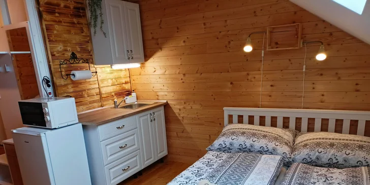 Pohodový pobyt v nově zrekonstruované chalupě na Šumavě: vybavený apartmán až pro 6 osob