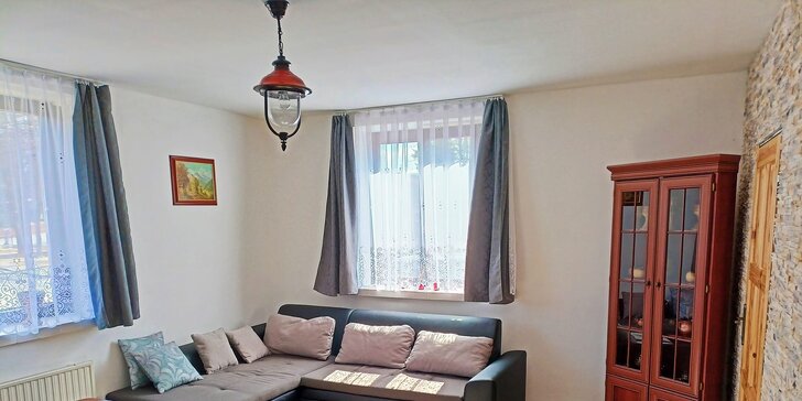Pohodový pobyt v nově zrekonstruované chalupě na Šumavě: vybavený apartmán až pro 6 osob