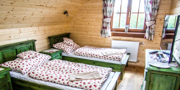 Exkluzivní dovolená v Malé Fatře: apartmán nebo horská chata až pro 10 osob i strava a wellness