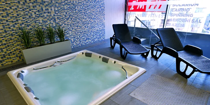 Cvičení i s odpočinkem: neomezený relax ve wellness a vstup do posilovny