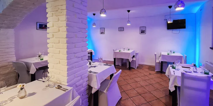 Podzimní degustační menu o 8 chodech pro pár: kančí líčka i kachní prsa