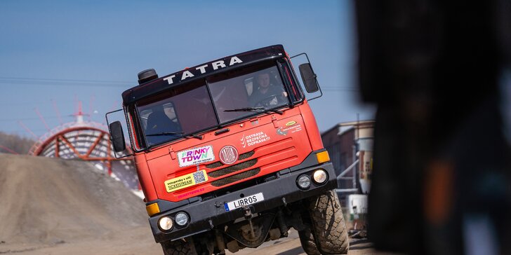 15–60 minut adrenalinová jízda s Dakarským speciálem Tatra 815 4x4