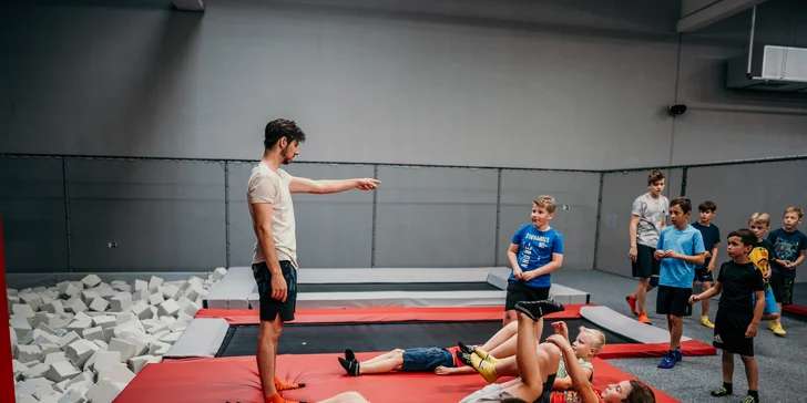 Vstupy nebo permanentky do Jump Academy Olomouc: trampolíny, ninja dráha, parkour zóna i 9D kino