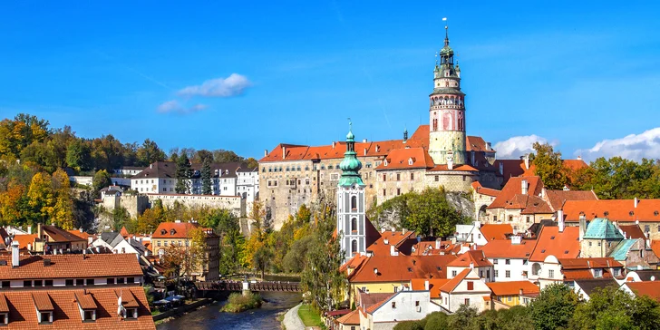 Romantický pobyt v centru Českého Krumlova se snídaněmi a proseccem