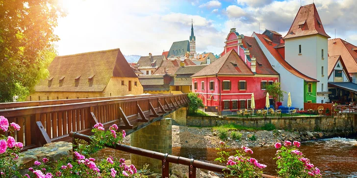 Romance uprostřed Českého Krumlova: pobyt se snídaněmi