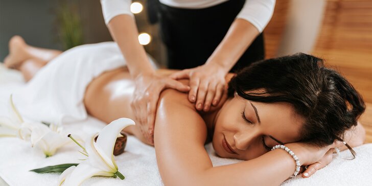 Uvolnění pro tělo i mysl: 30–60 minut relaxační či klasické masáže