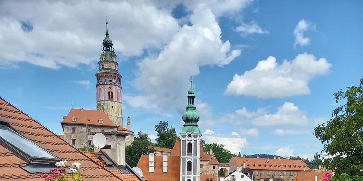 Romantický pobyt v centru Českého Krumlova se snídaněmi a proseccem