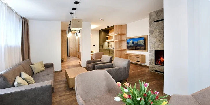 Niektoré apartmány majú naviac balkón, takže o svieži horský vzduch bude postarané. 