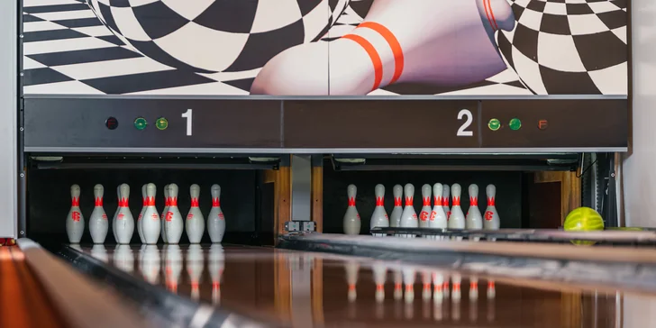 Bowling v pardubickém H Centru: 60 nebo 120 minut až pro 8 hráčů