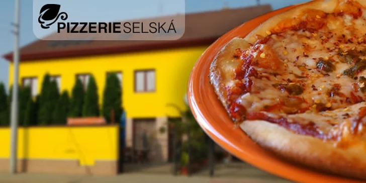Dvě libovolné pizzy a vanilková Coca Cola pro 2 osoby v pizzerii Selská