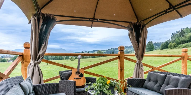 Božský relax nedaleko lázní Terma Bania a městečka Zakopané, láhev vína i neomezený wellness
