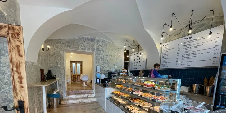 Zmrzlina a káva podle výběru v Gelatology pod Pražským hradem