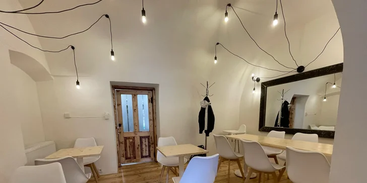 Zmrzlina a káva podle výběru v Gelatology pod Pražským hradem