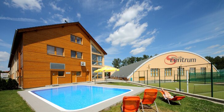 Pohodový odpočinek ve Sport & Relax centru s polopenzí, wellness i bazénem