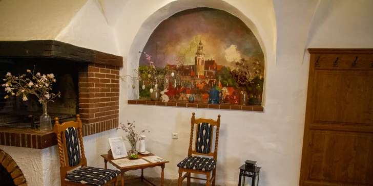 Romance uprostřed Českého Krumlova: pobyt se snídaněmi