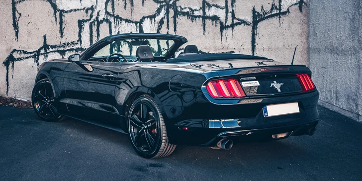 Letní jízda: pronájem Fordu Mustang kabriolet na 12 – 24 hod. nebo rovnou celý víkend