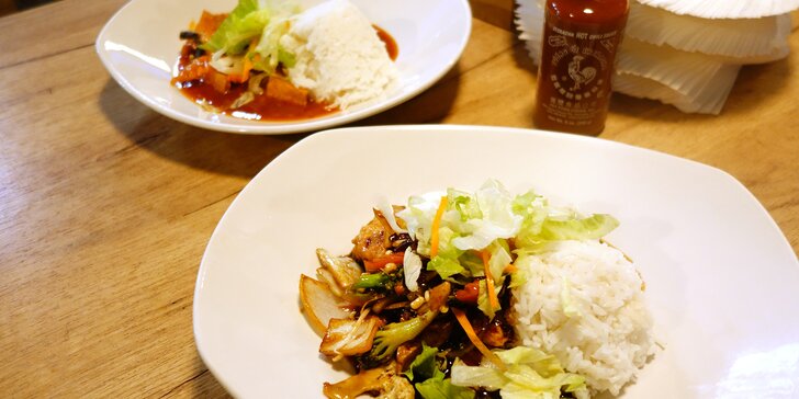 Oběd či večeře na asijský způsob: restované nebo dušené tofu pro 1 i 2