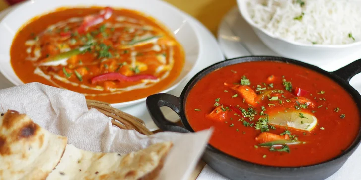 Zažijte Indii: menu podle výběru pro 2 nebo 4 osoby