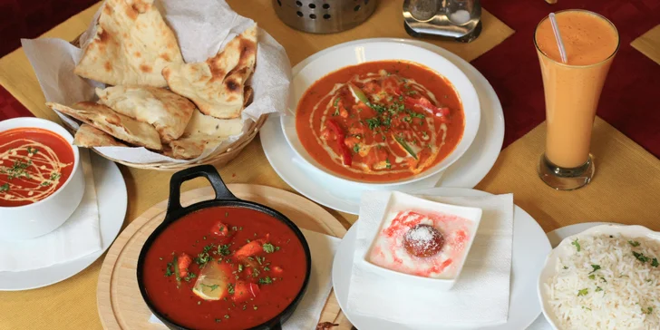 Zažijte Indii: menu podle výběru pro 2 nebo 4 osoby