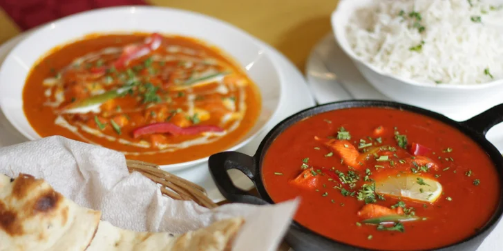 Zažijte Indii: menu podle výběru pro 2 nebo 4 osoby