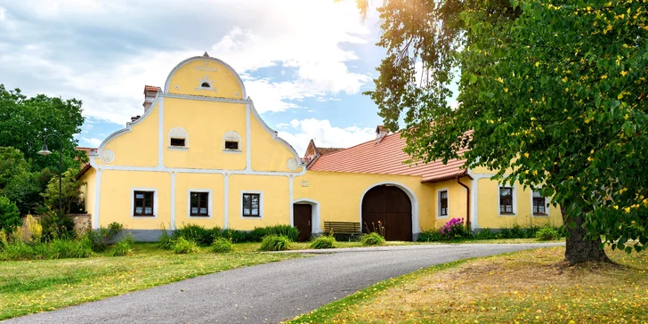 Pohoda ve stylovém penzionu kousek od Holašovic se snídaní