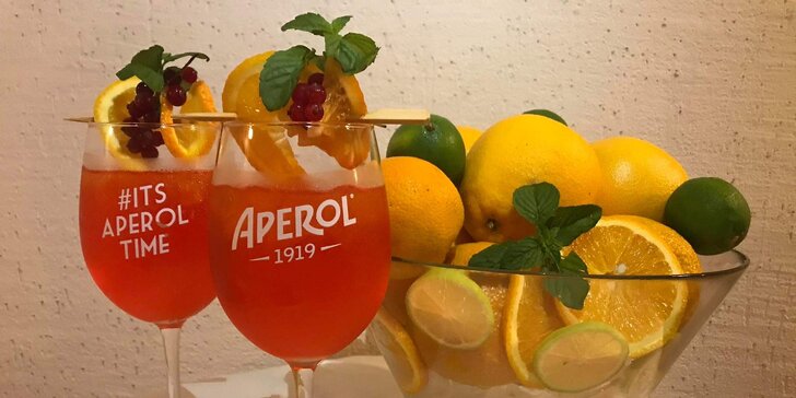 Pravé italské osvěžení: Aperol Spritz pro 2 osoby