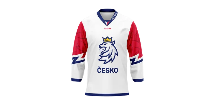 Výbava na MS v hokeji: dres, šála, triko i přívěsek české reprezentace