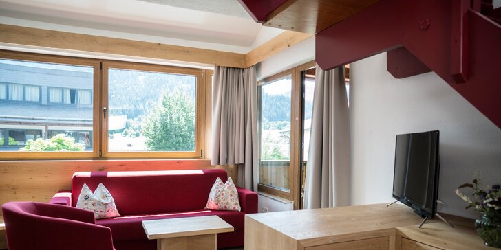 Na dovolenou do Tyrolska: 3* mezonetové apartmány, turistika a až 2 hosté mají pobyt zdarma