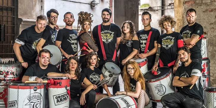 Vstupy na otevřené lekce v bubenické škole Groove Army Academy