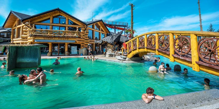 Moderní horský hotel u Zakopaného: snídaně a vstupy do termálů