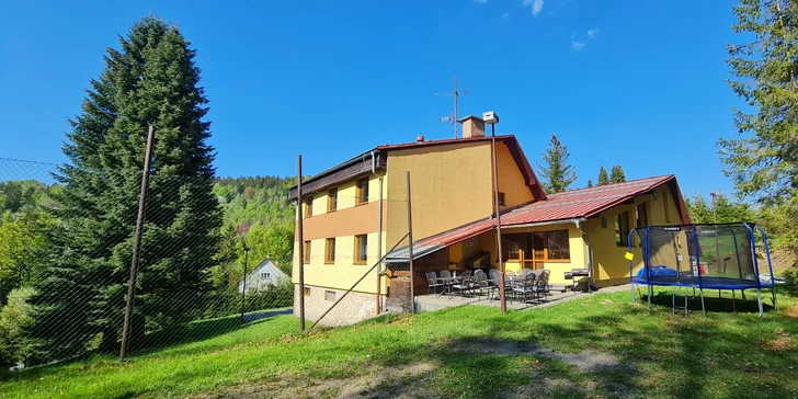 Aktivní relax v Beskydech: penzion s polopenzí i saunou, ideální místo na výlety