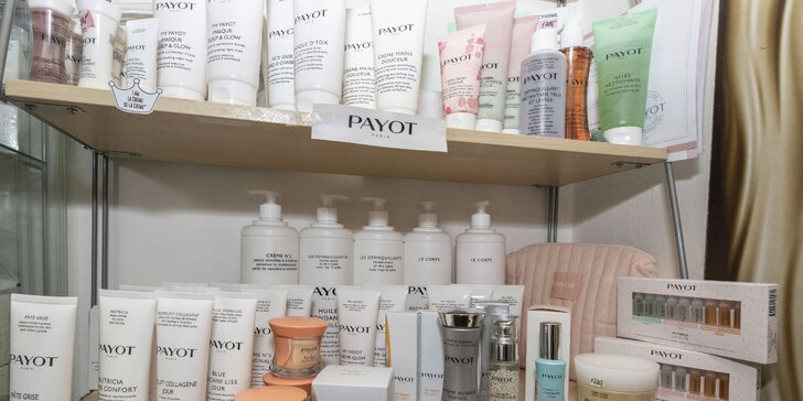 90minutové liftingové ošetření pleti francouzskou kosmetikou Payot