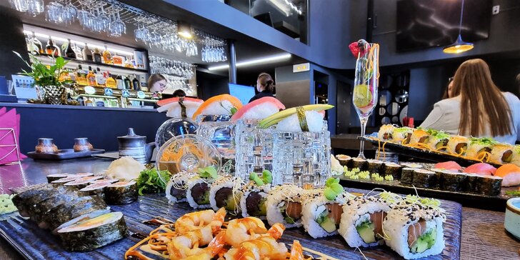 Vytříbené sushi sety v centru Brna: 28, 32 i 51 kusů rolovaných dobrot