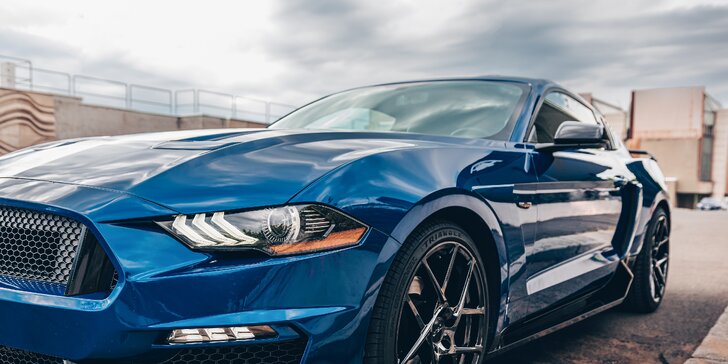 Zkroťte Mustanga: 20–50 min. řízení či spolujízdy nebo zapůjčení na 12 hod. bez instruktora
