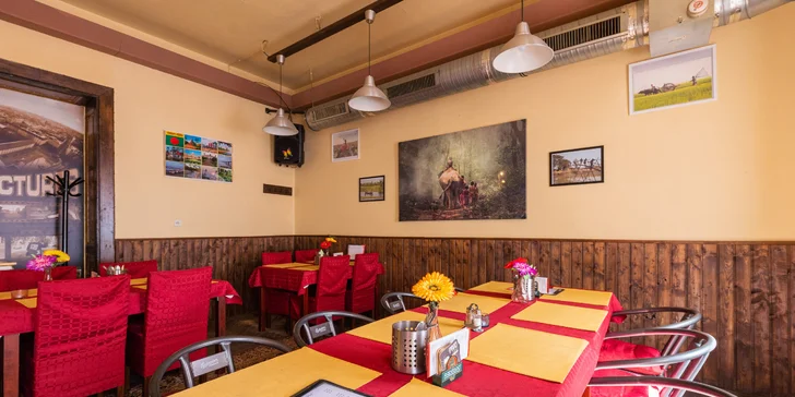 Otevřené vouchery v hodnotě 200, 500 či 1000 Kč do indické restaurace
