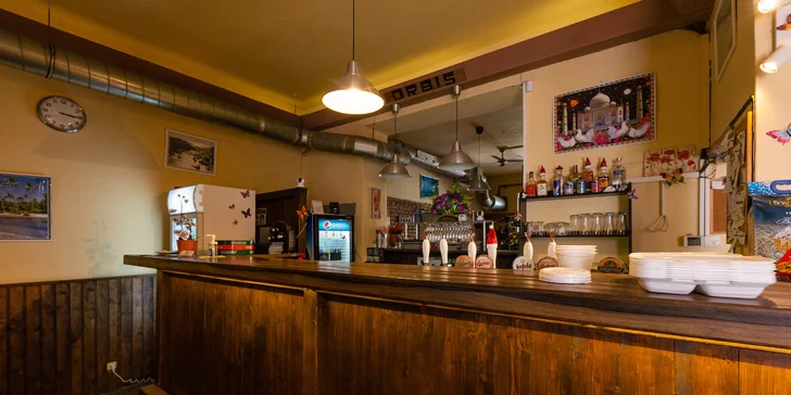 Otevřené vouchery v hodnotě 500-1000 Kč do indické restaurace Salaam Namaste