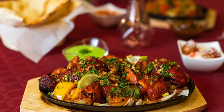 Otevřené vouchery v hodnotě 500-1000 Kč do indické restaurace Salaam Namaste