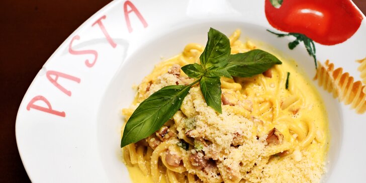 Itálie na talíři: tříchodové menu i s nápoji na Rašínově nábřeží pro dva