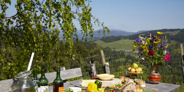 Ekohotel v rakouských Alpách: bio vegetariánská polopenze, wellness i masáže, farma se zvířátky a karta plná slev