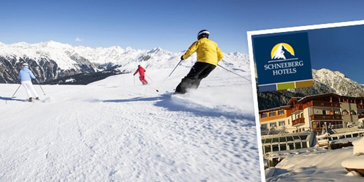 4-5denní wellness a lyže v jižním Tyrolsku pro dva