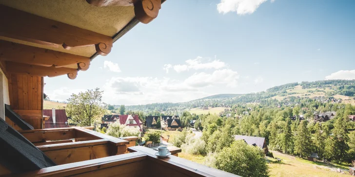 Krásná dovolená v Zakopaném: pobyt s wellness, snídaní i polopenzí