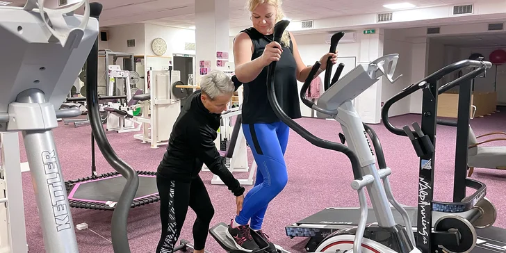 Měsíční permanentka do dámského fitness Jako proutek, stravovací plán a tělesná analýza