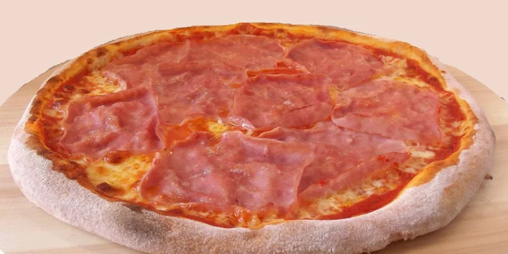 Výborná pizza s sebou: průměr 33 cm, výběr z mnoha různých druhů