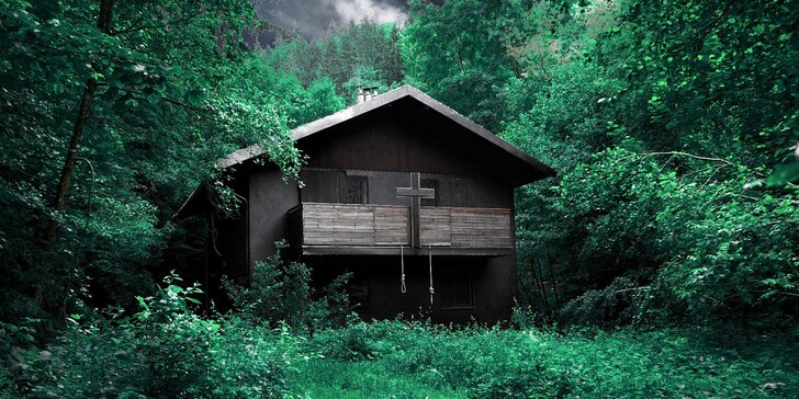 Jedinečná úniková hra Ester – Dům v temném lese: průzkum opuštěného domu o samotě či partě až 4 osob