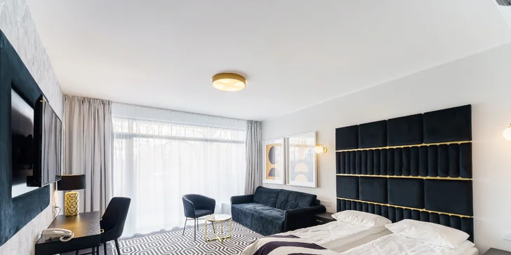 Resort v Kolobřehu u pláže: neomezený wellness, plná či polopenze, výhody za delší pobyt