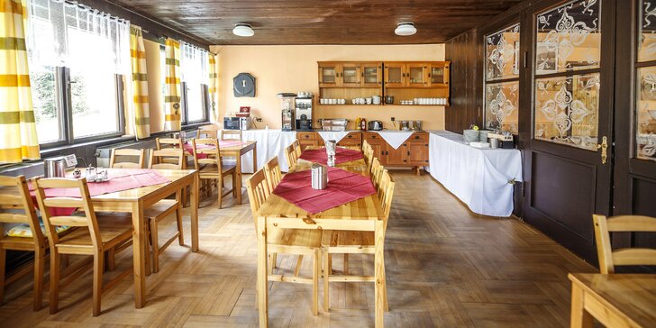 Pobyt na pomezí Jizerek a Krkonoš: snídaně či polopenze, sauna i půjčení elektrokol