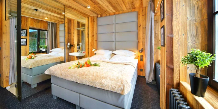 Pobyt v Krkonoších: snídaně či polopenze, neomezený relax ve wellness i masáž