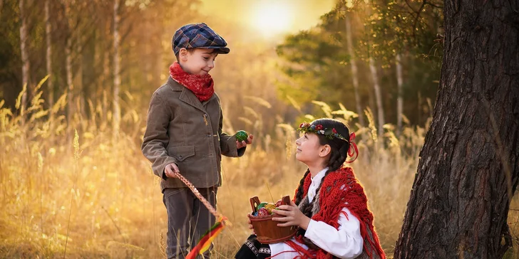 Rodinné focení v exteriéru a venkovský styl se zvířátky až pro 4 osoby i newborn focení