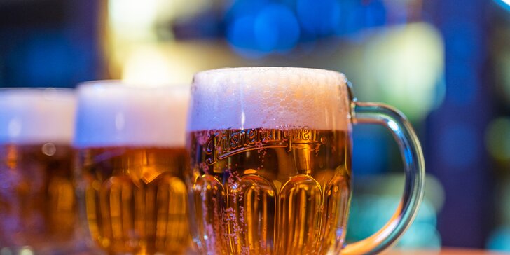 Metr piva v centru Ostravy: 10× Radegast 12° nebo Pilsner Urquell